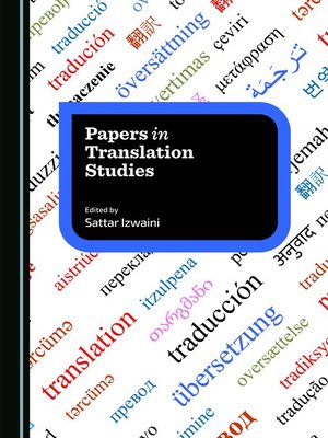 cover image of Papers in Translation Studies